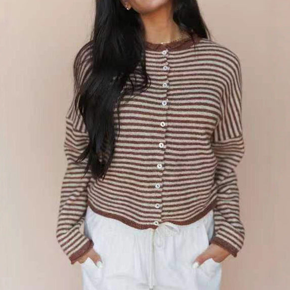 Contrast Color Sweater