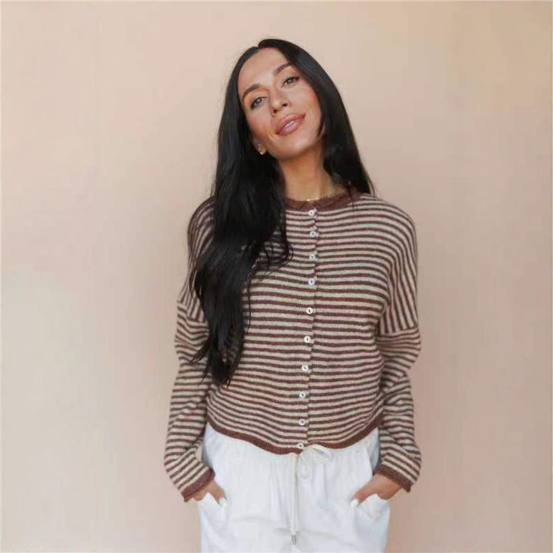 Contrast Color Sweater