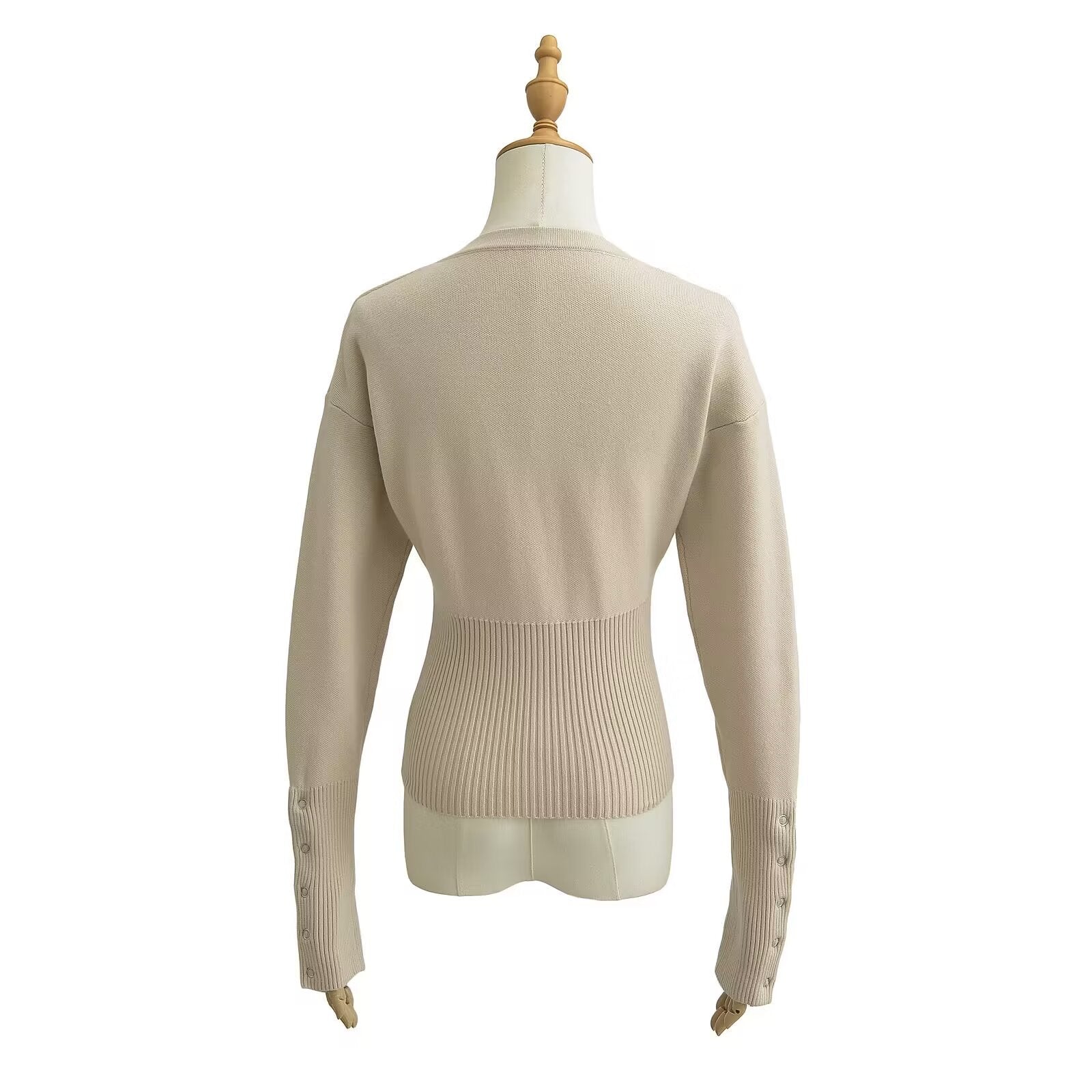 Round Neck Knitted Top