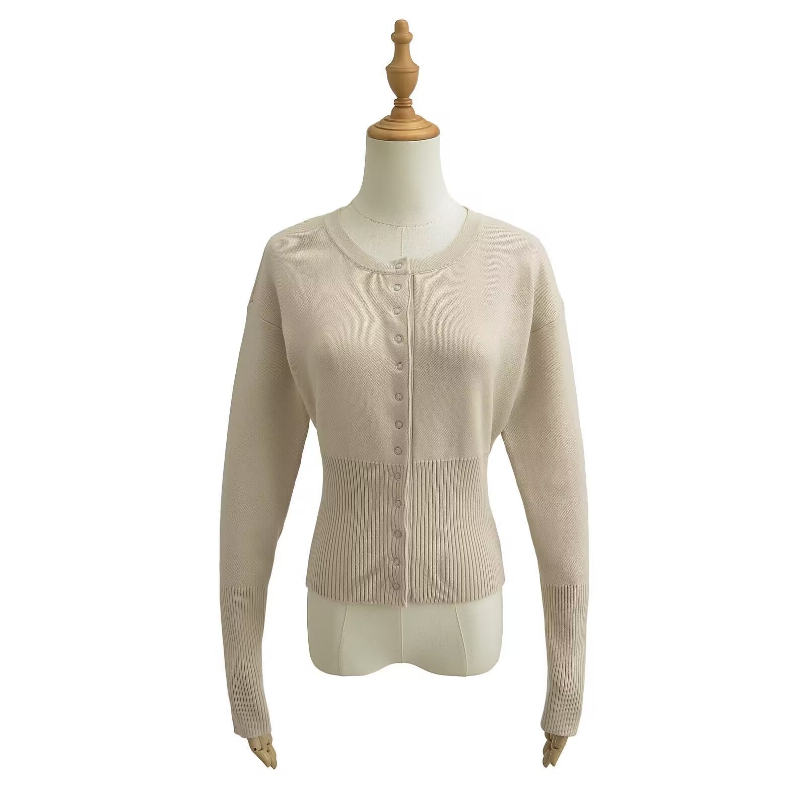 Round Neck Knitted Top